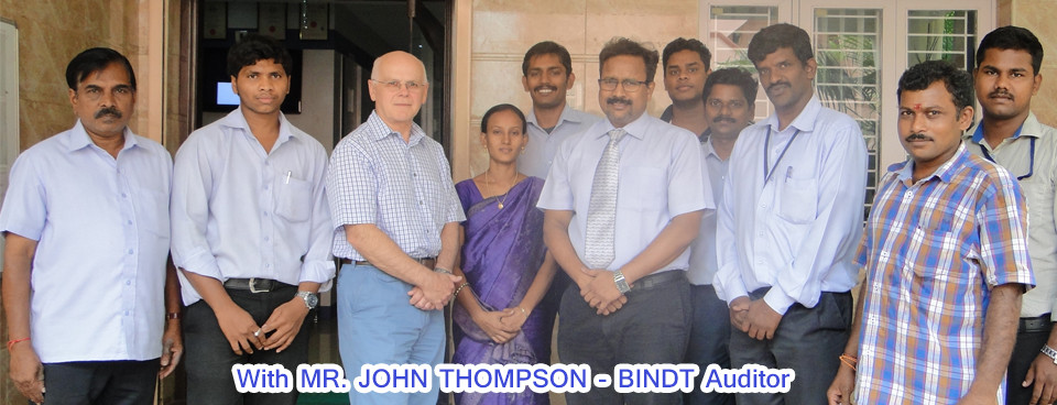 with John Thompson BINDT Auditor