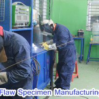 Flaw specimen manufacturing