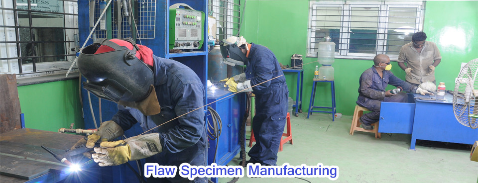 Flaw specimen manufacturing